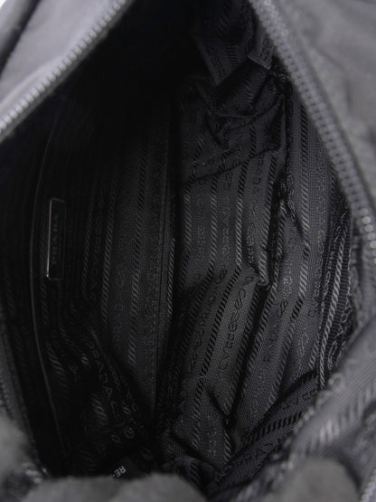 Prada Tessuto Crossbody Black Re Nylon