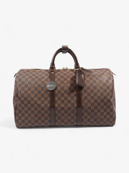 Louis Vuitton Keepall 50 Damier Ebene Coated Canvas