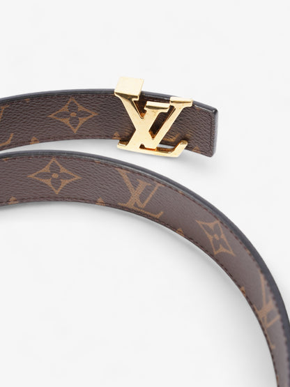 Louis Vuitton LV Iconic 25MM Reversible Belt Monogram / Black Canvas 80cm / 32"