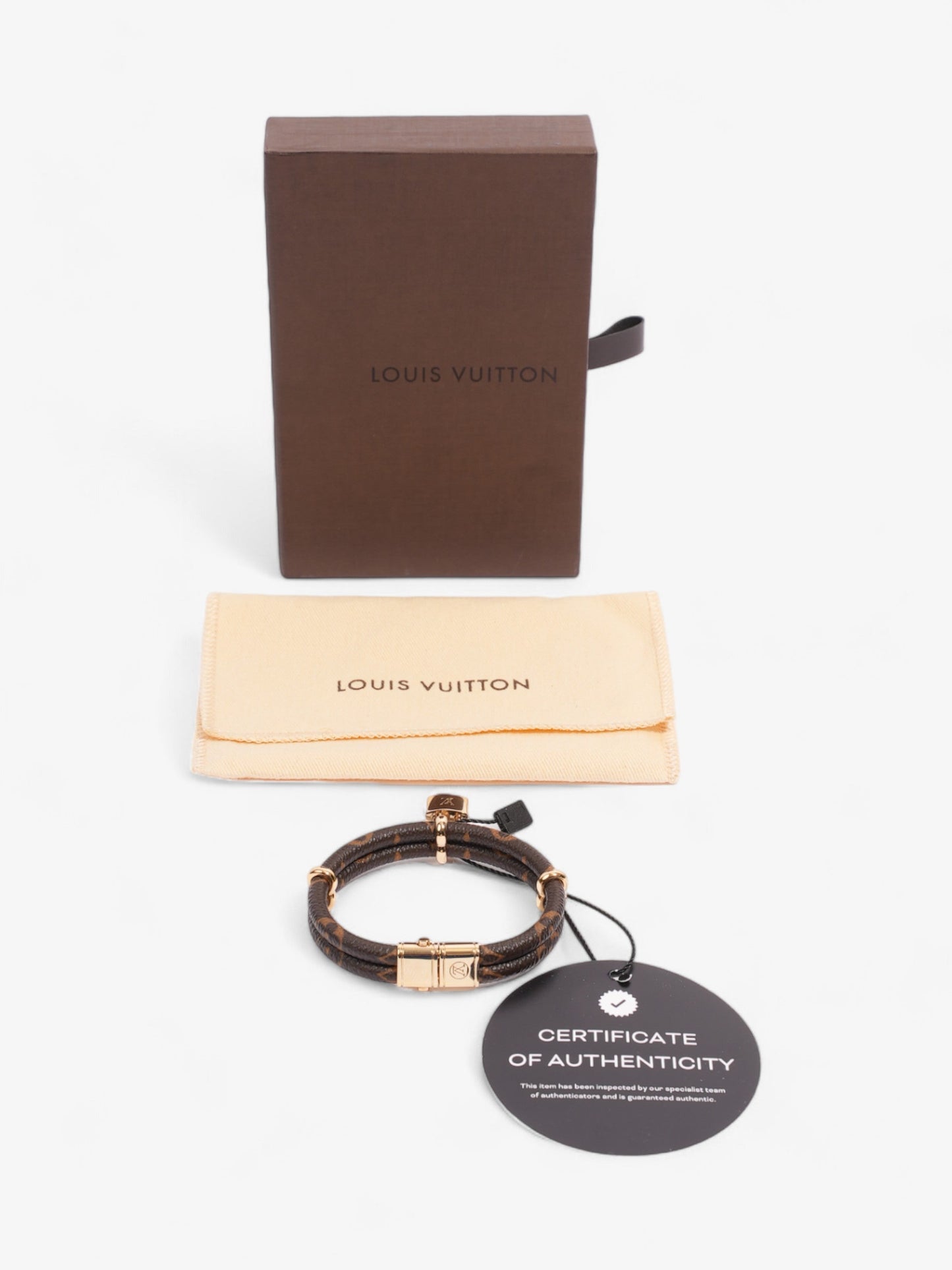 Louis Vuitton Keep It Twice Bracelet Monogram / Gold Canvas