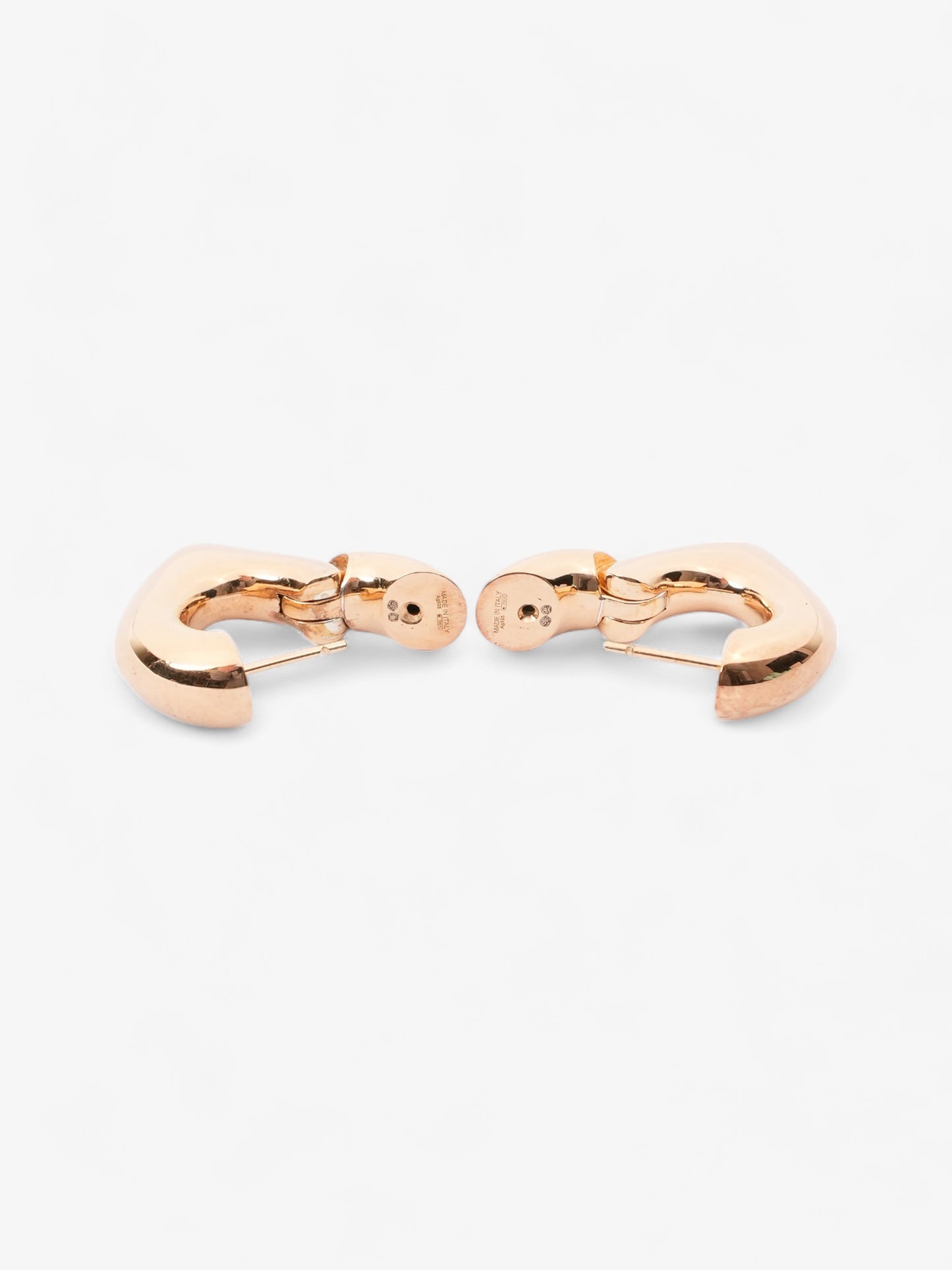 Burberry Thorn Hoop Earrings Gold Gold Plated