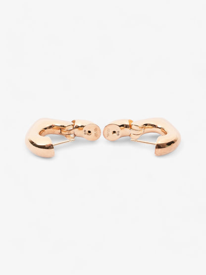 Burberry Thorn Hoop Earrings Gold Gold Plated