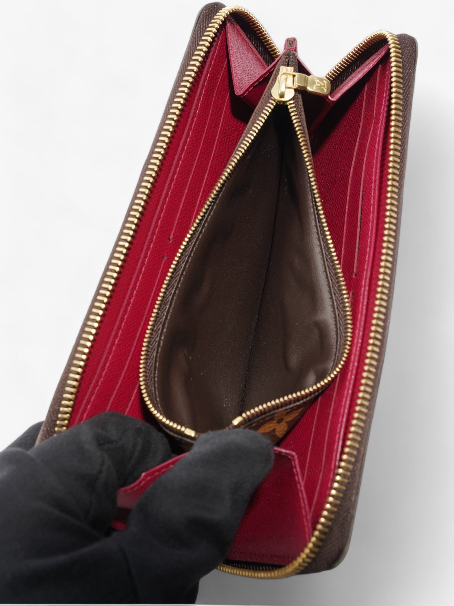 Louis Vuitton Clemence Wallet Monogram Coated Canvas