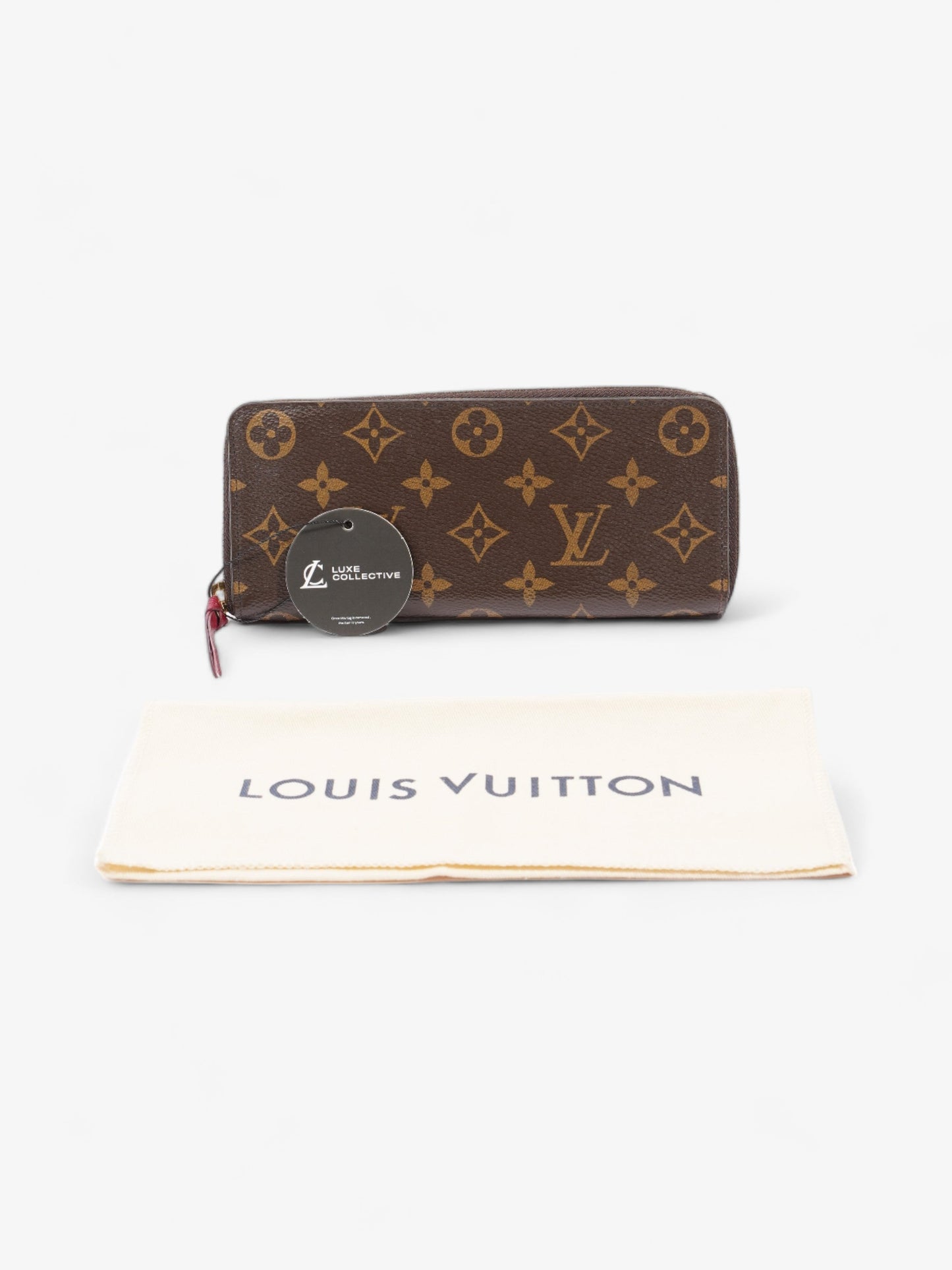 Louis Vuitton Clemence Wallet Monogram Coated Canvas