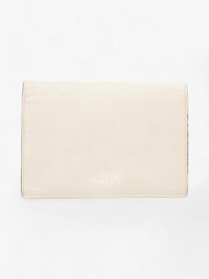 Gucci Dionysus Chain Wallet Cream Leather