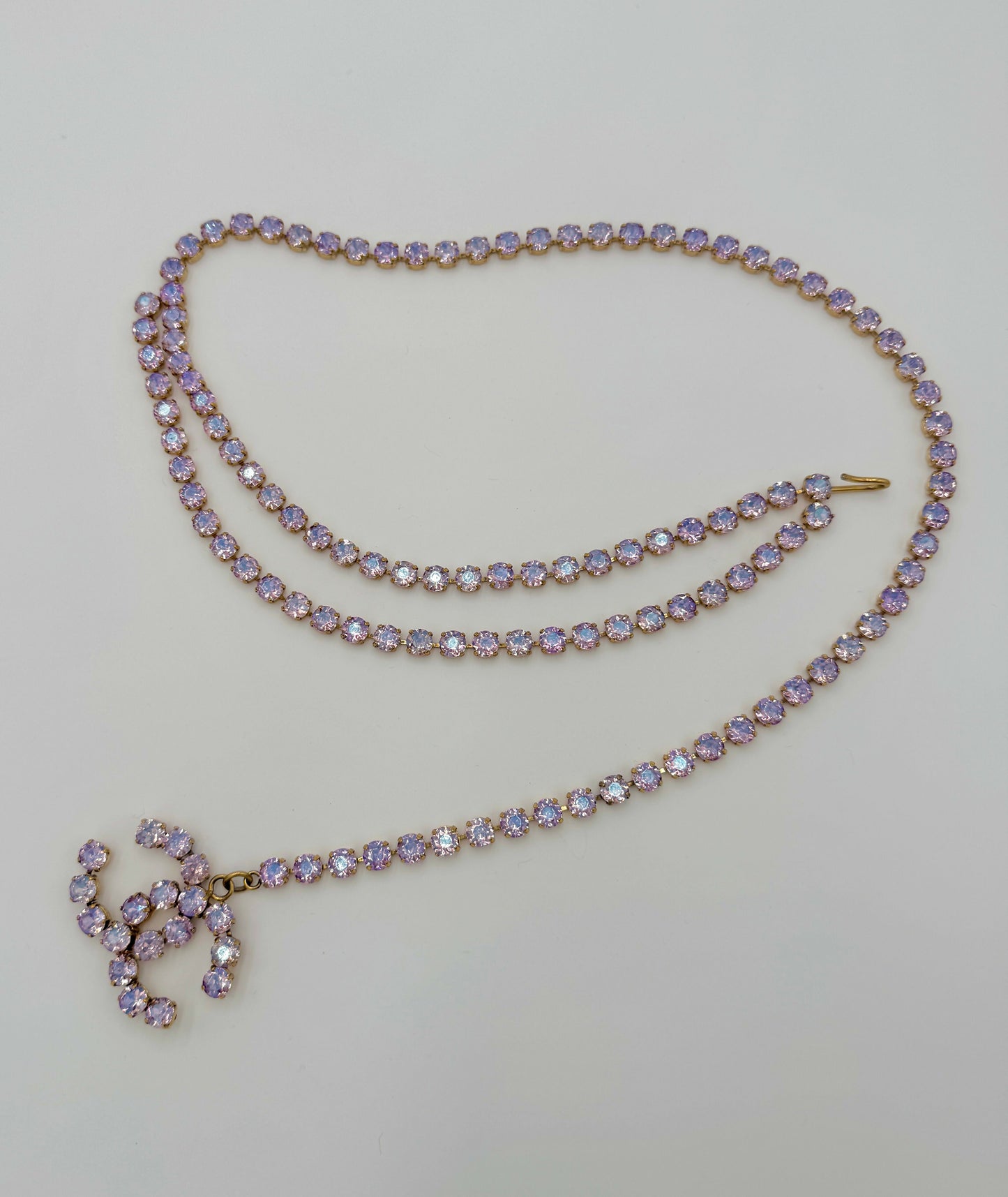 Chanel 1995 Vintage Barbie Purple Dangle Belt