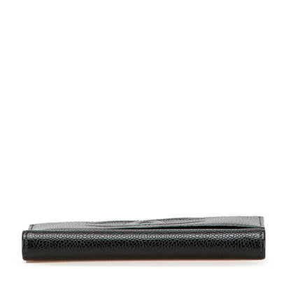 Chanel Coco Mark Caviar Skin Trifold Wallet