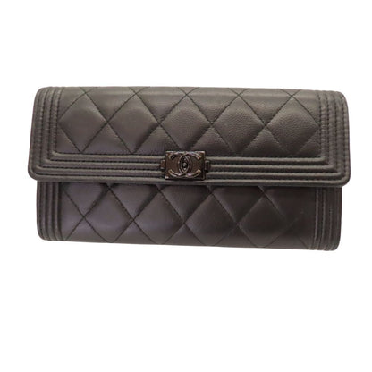 Chanel Boy Chanel Caviar Long Wallet