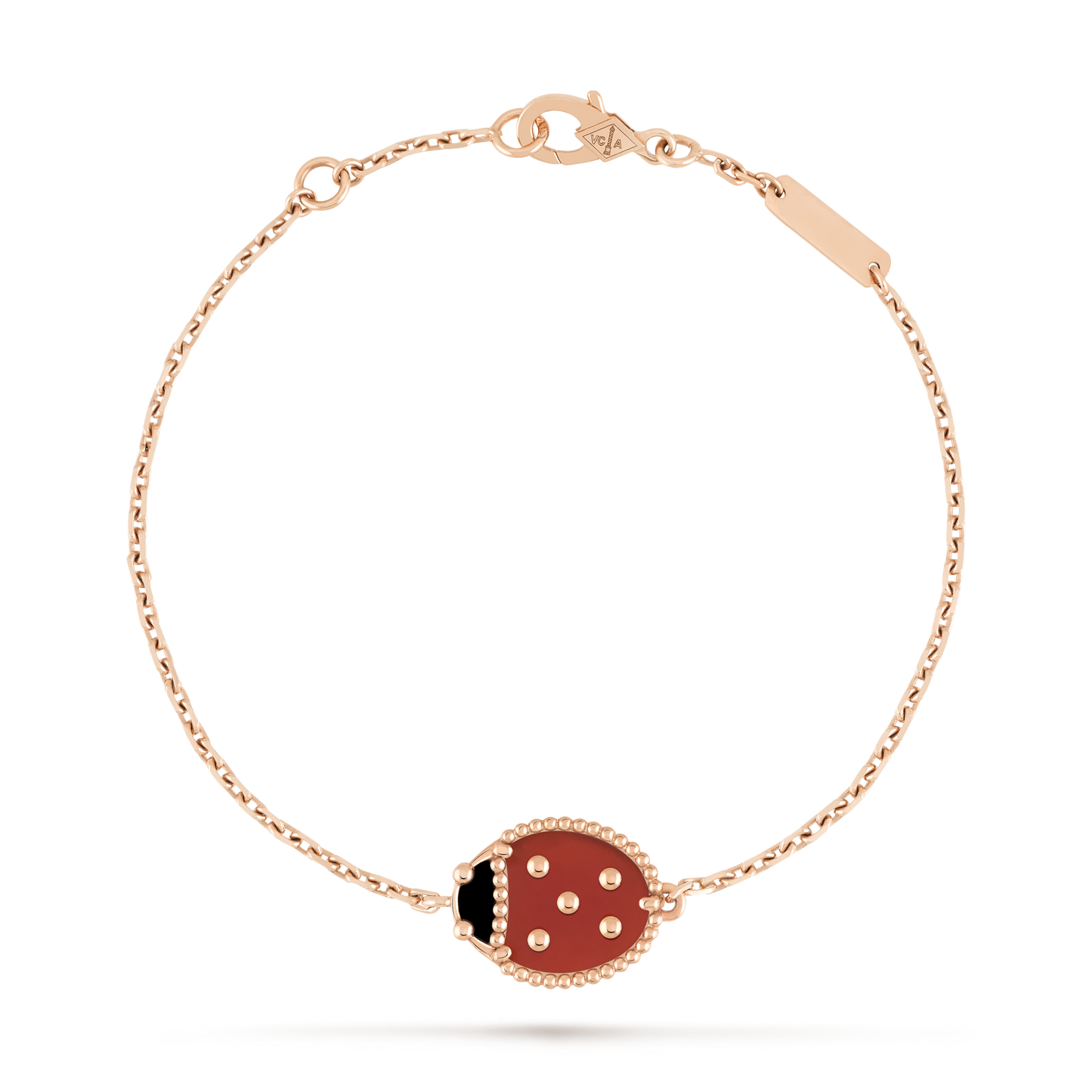 VAN CLEEF & ARPELS Lucky Spring bracelet, closed wings ladybug