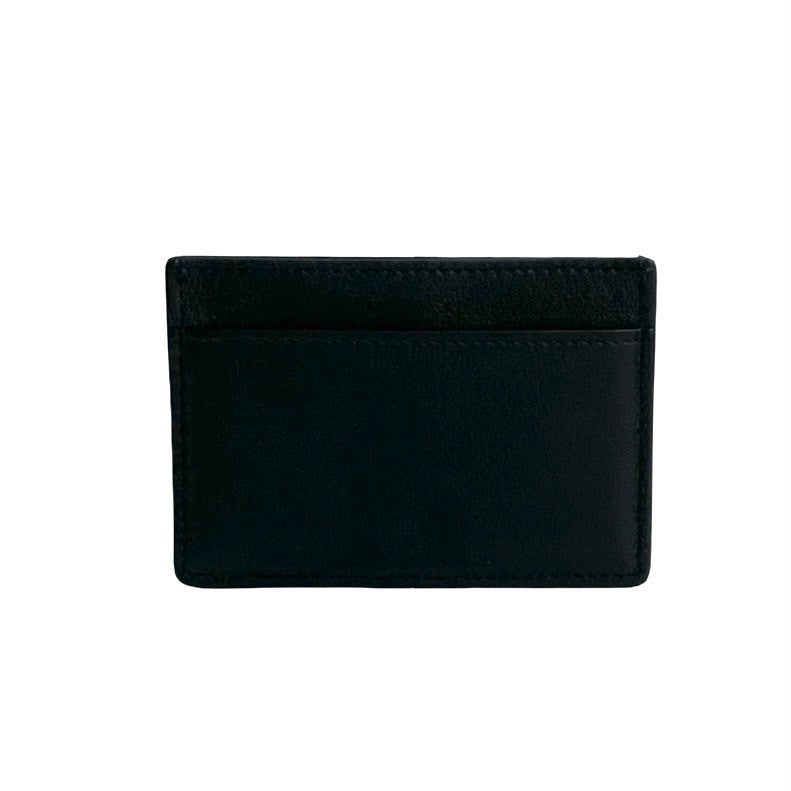 Yves Saint Laurent Card Case Leather Business Card Holder