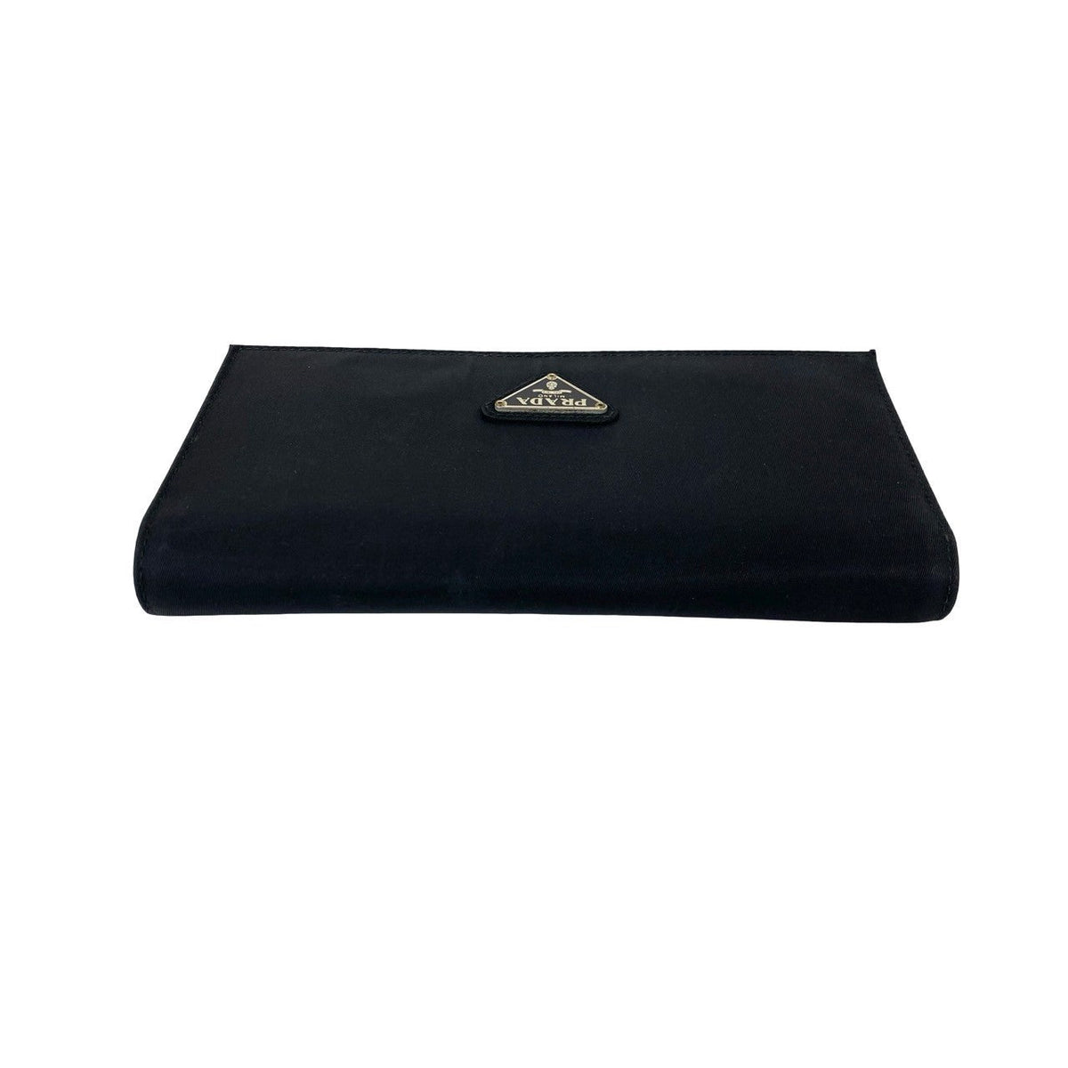 Prada Nylon Saffiano Leather Long Wallet