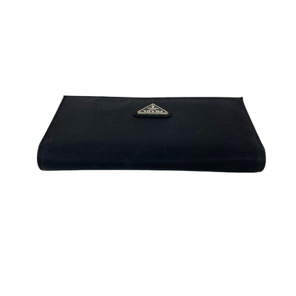 Prada Nylon Saffiano Leather Long Wallet