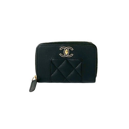 Chanel Mademoiselle Lambskin Coin Case