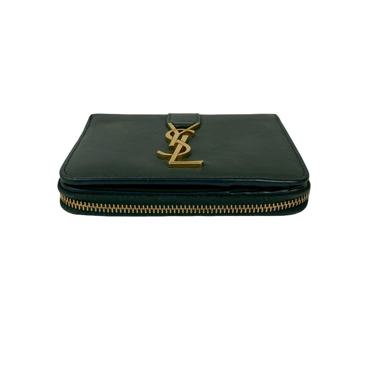 Saint Laurent Paris Cassandra Leather Wallet