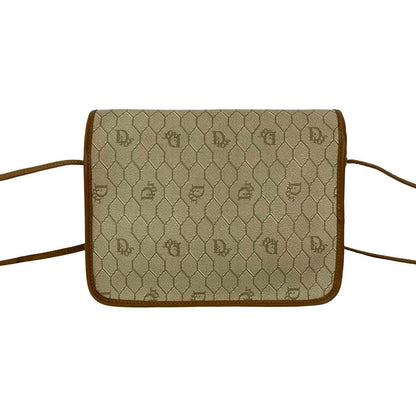 Christian Dior Honeycomb Pattern PVC Leather Shoulder Bag