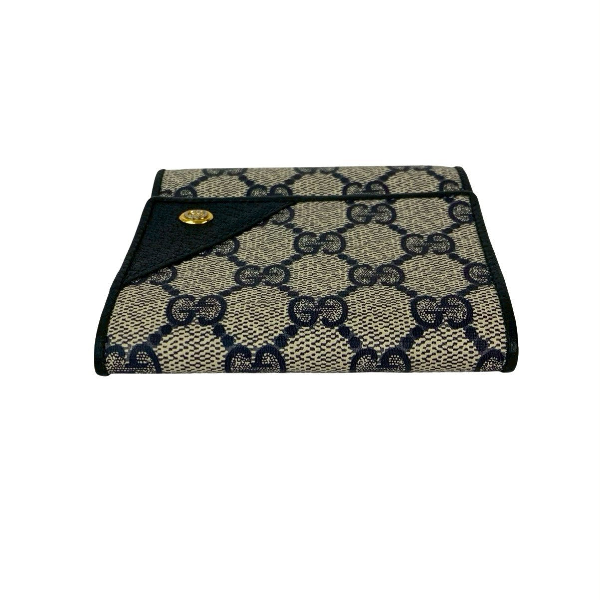 Gucci GG Logo Leather Trifold Wallet