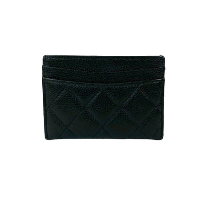 Chanel Matelassé Caviar Leather Card Case