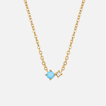 Alea Crystal Birthstone Necklace