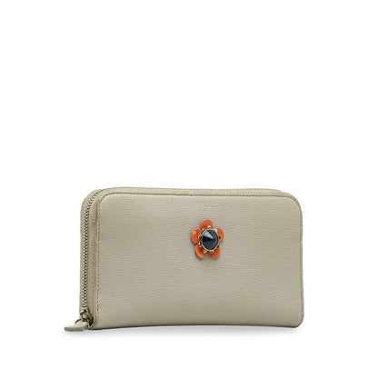 Fendi Flower Leather Long Wallet