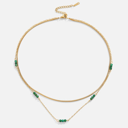 Arizona Green Stone Necklace