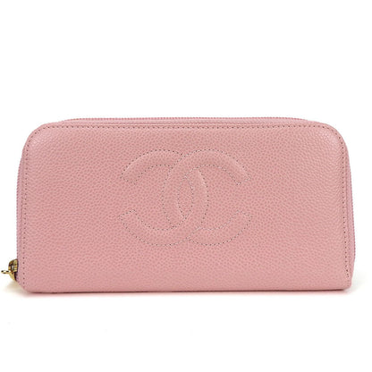 Chanel Long Wallet Caviar Leather Wallet