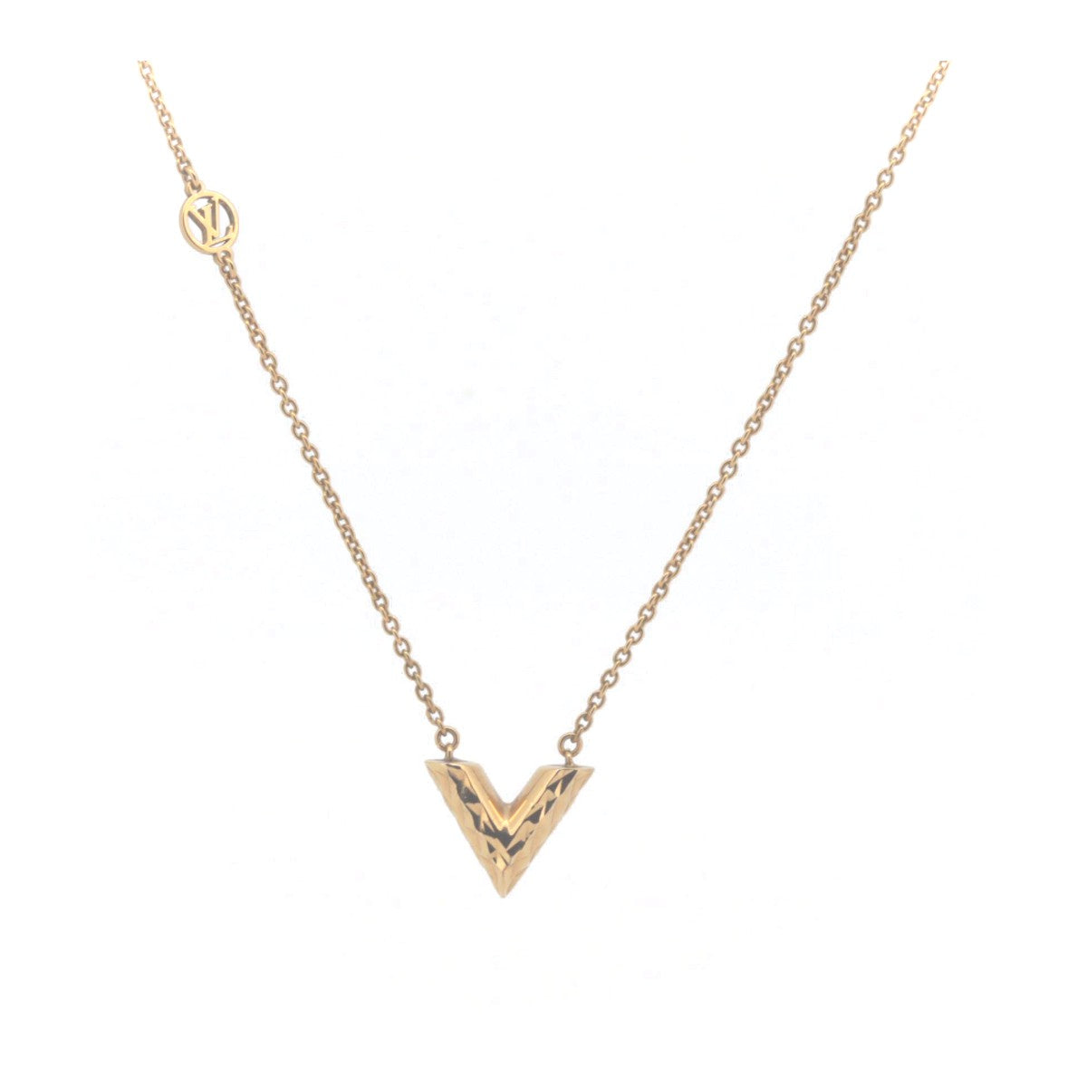 Louis Vuitton V Essential Necklace