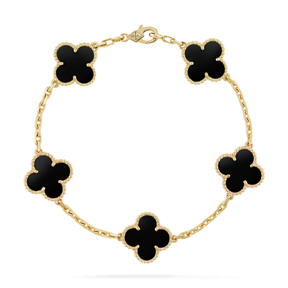 VAN CLEEF & ARPELS Vintage Alhambra Bracelet Black