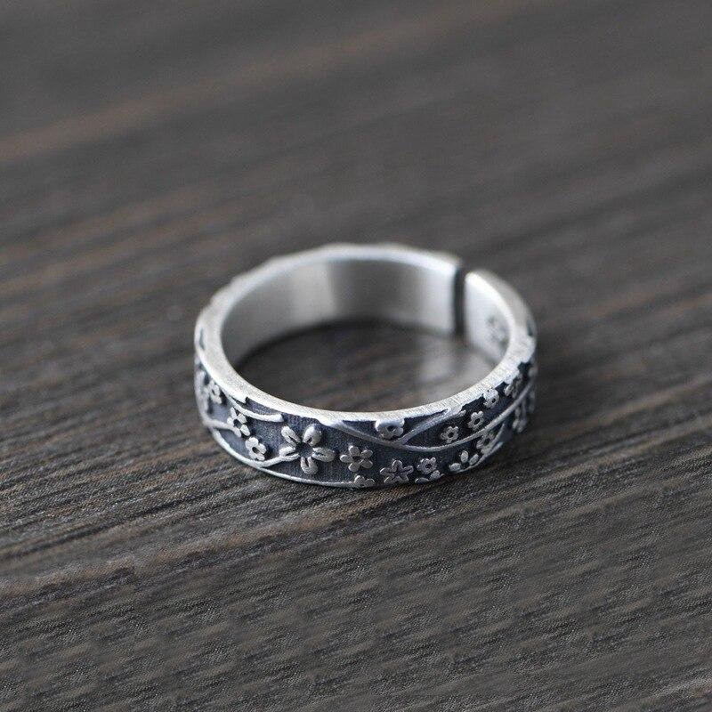 Balmora Silver Flower Ring