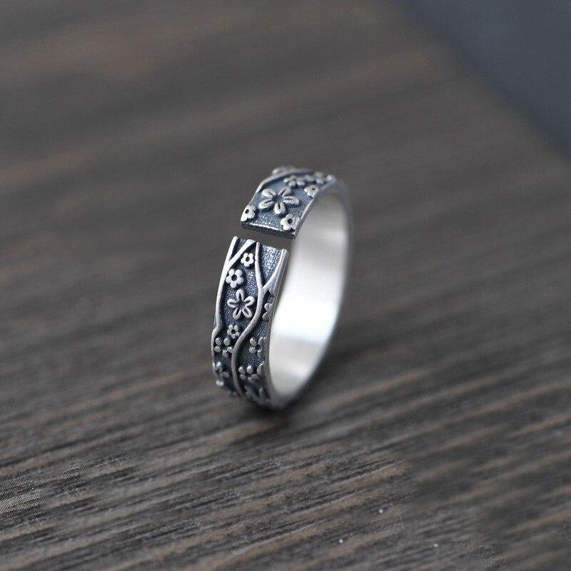 Balmora Silver Flower Ring