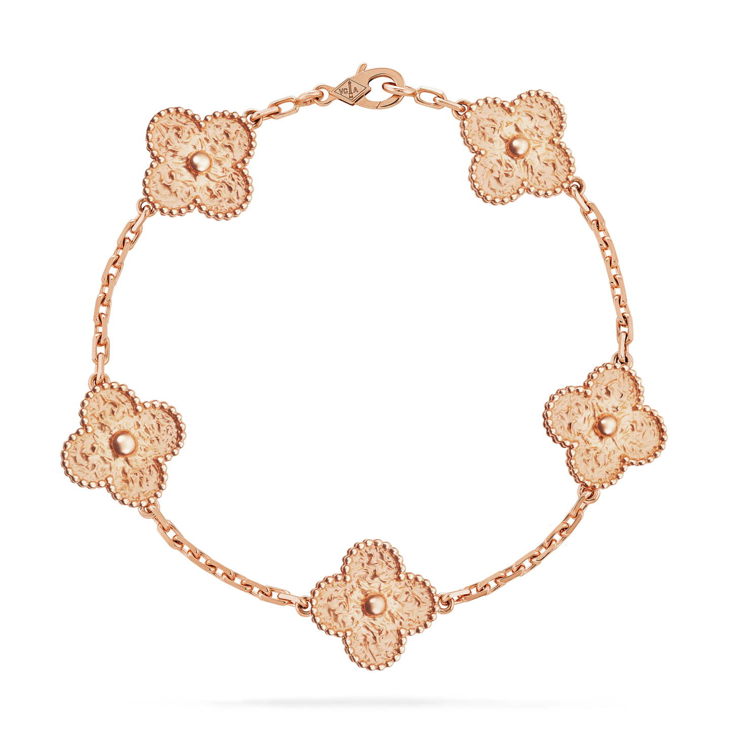 VAN CLEEF & ARPELS Vintage Alhambra Bracelet Rose Gold
