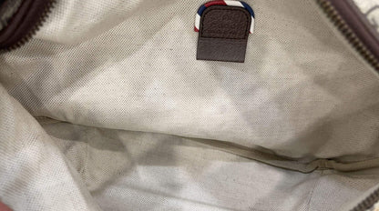 GUCCI Courrier GG Supreme Canvas Belt Waist Bum Bag Beige 529711
