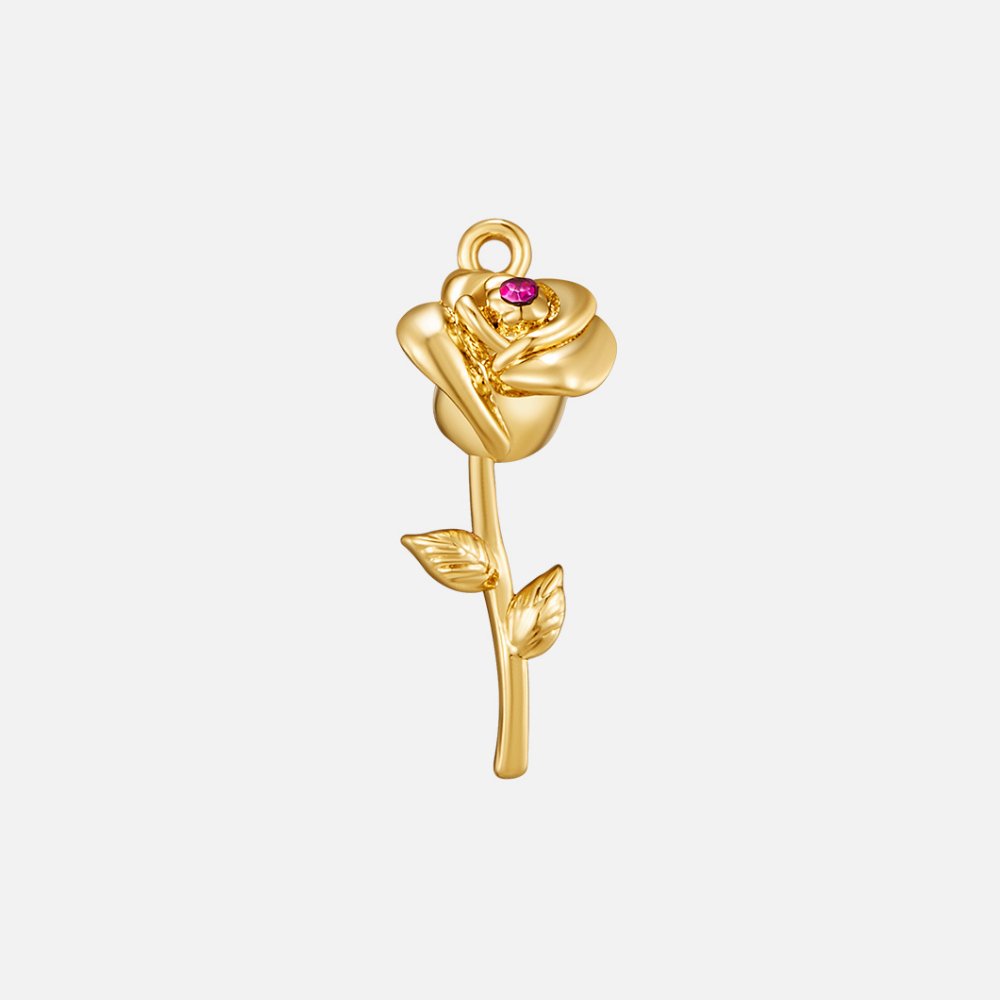 Birth Flower Charm Necklace