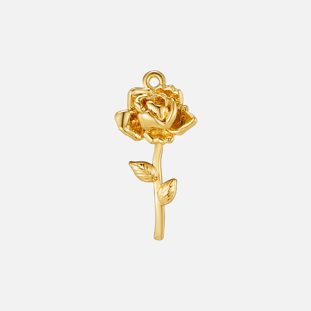 Birth Flower Charm Necklace