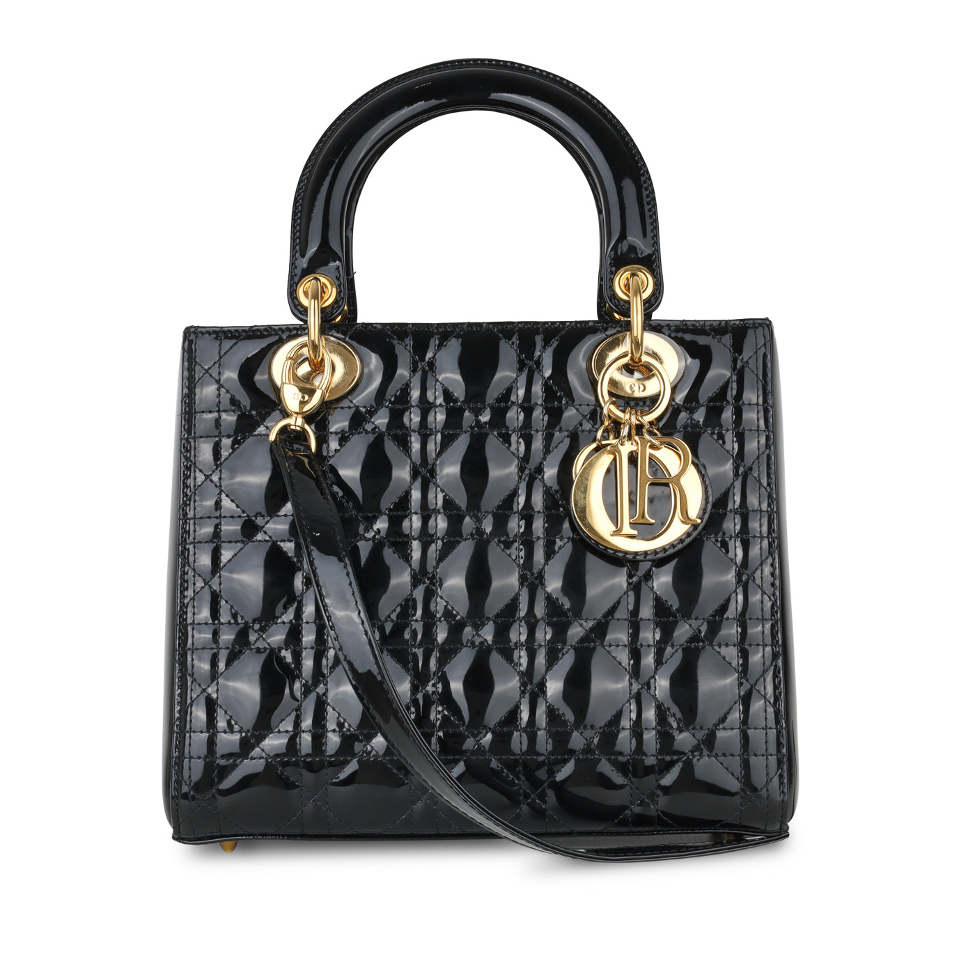 Christian Dior Medium Lady Dior - Patent