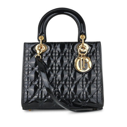 Christian Dior Medium Lady Dior - Patent