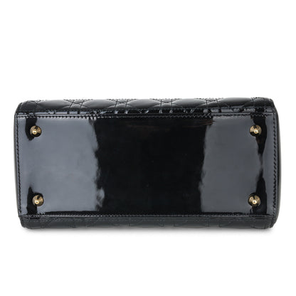 Christian Dior Medium Lady Dior - Patent