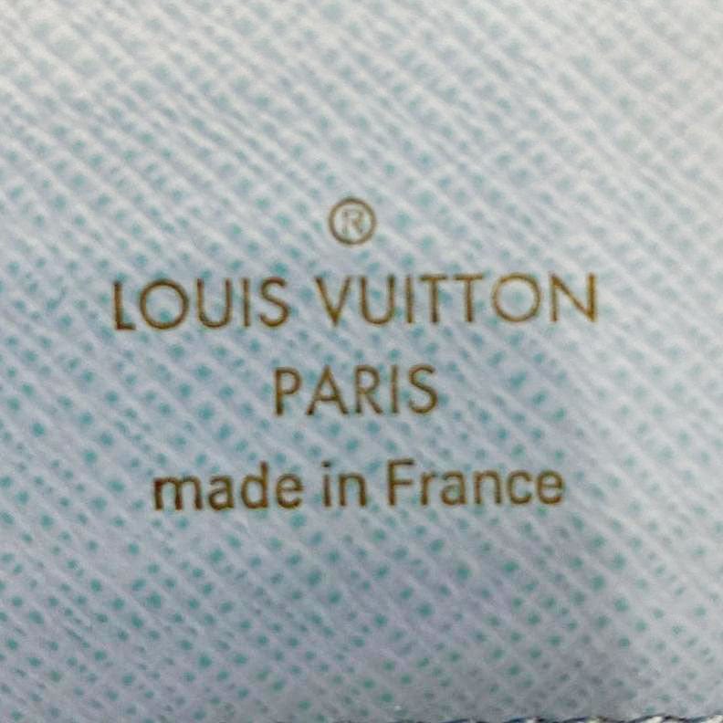 LOUIS VUITTON Zoe Damier Azur Wallet Light Blue