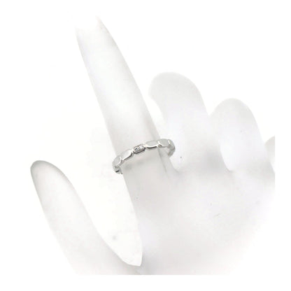 Chanel Pt950 Platinum Diamond Ring Size 8