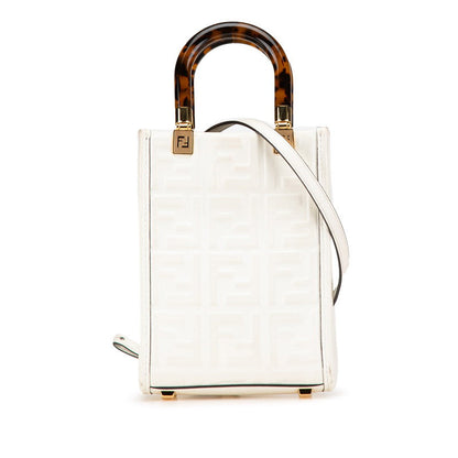 Fendi Sunshine Shopper Leather 2way bag