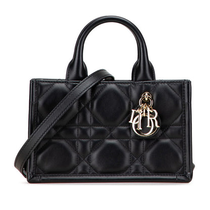 Dior Book Tote Macrocannage Leather 2way Bag