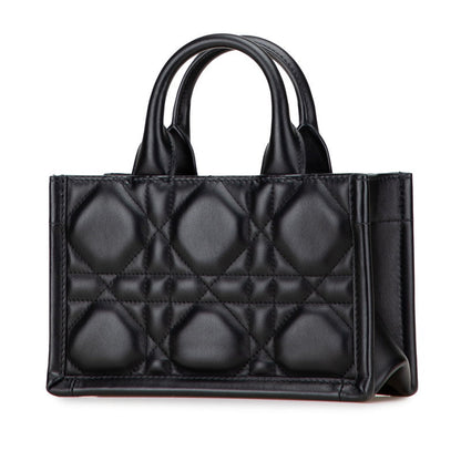 Dior Book Tote Macrocannage Leather 2way Bag
