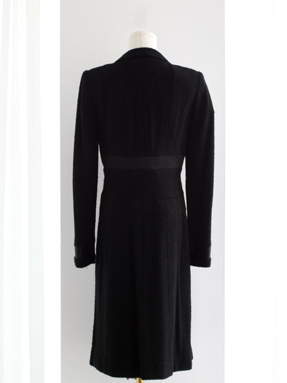 Chanel Haute Couture S/S 2001 LBD Black Bow Mini Dress