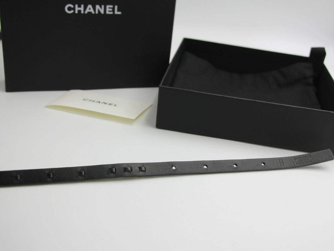 Chanel 2022 Genuine Leather Bow Belt