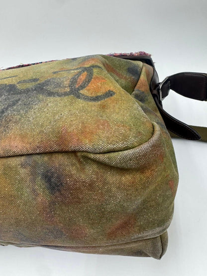 Chanel Graffiti Canvas Messenger Bag – Large Size