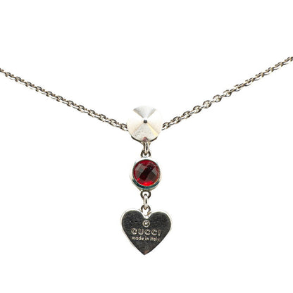 Gucci Heart Studs Bijou SV925 Necklace