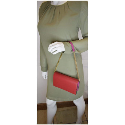 GUCCI GG Supreme Chain Wallet Clutch Bag Red 410114 - 15% OFF