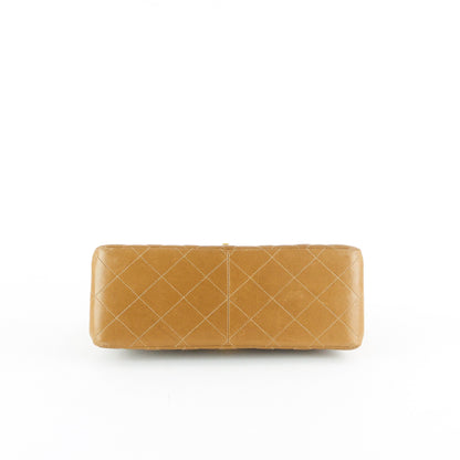 Chanel Double Sided Flap Lambskin Leather Shoulder Bag