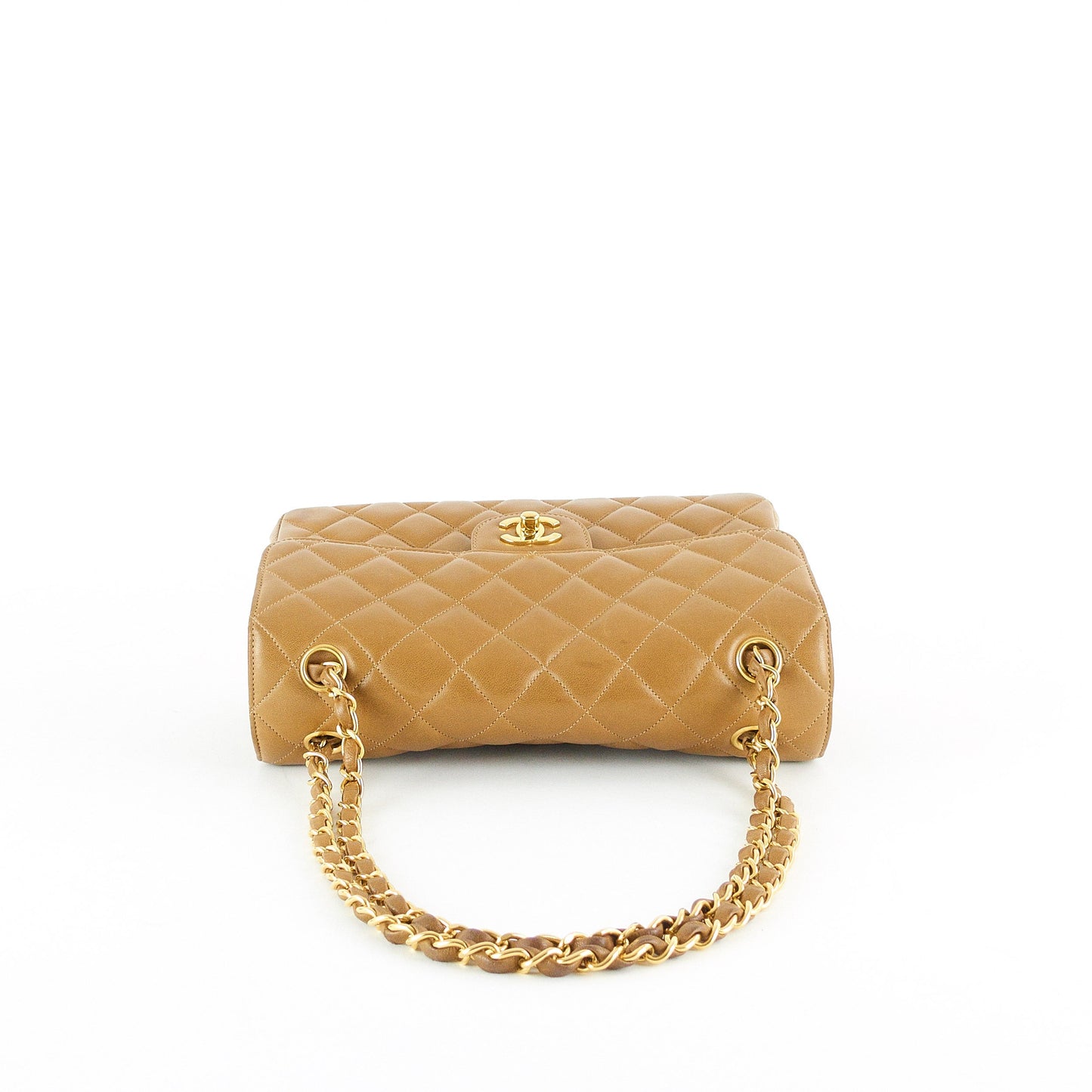 Chanel Double Sided Flap Lambskin Leather Shoulder Bag