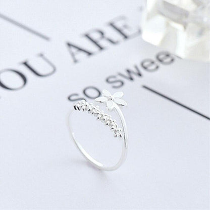 Cherry Blossom 925 Sterling Silver Ring