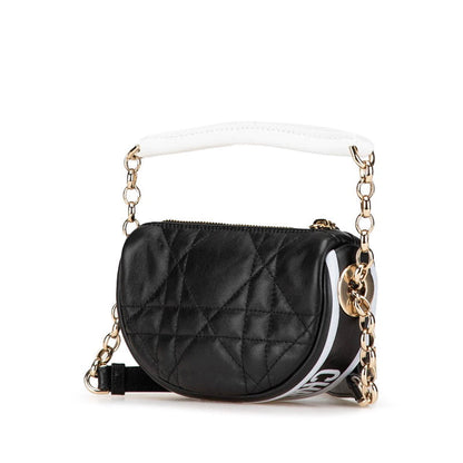 Dior Dior Vibe Cannage Leather 2way Bag